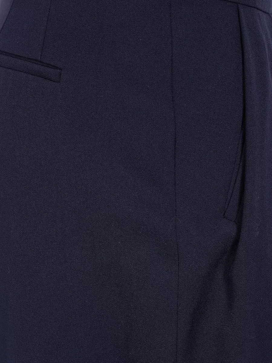 Balmain High-Rise Wool Wide-Leg Trousers