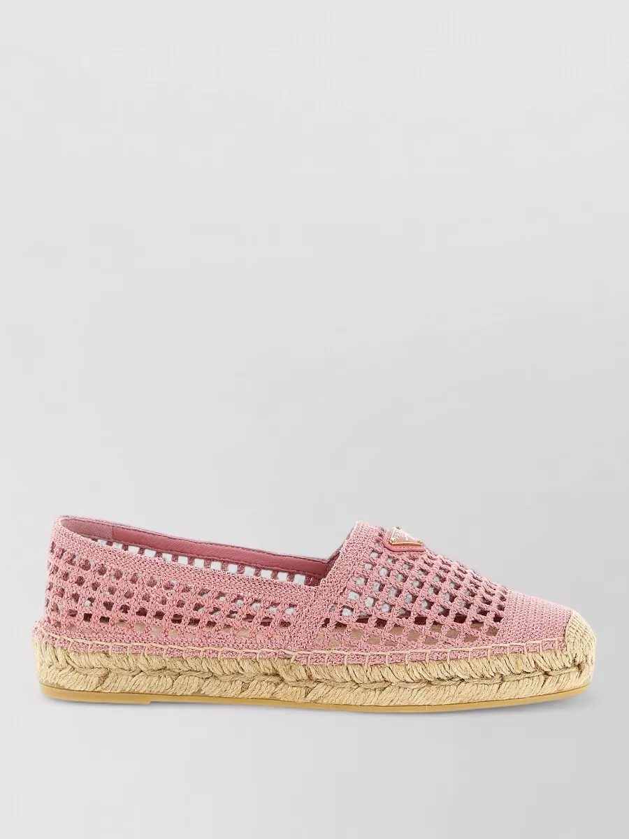 Prada Crochet Espadrilles
