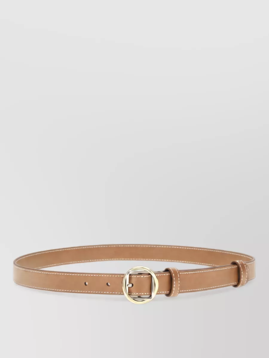 Jacquemus calf leather slim belt
