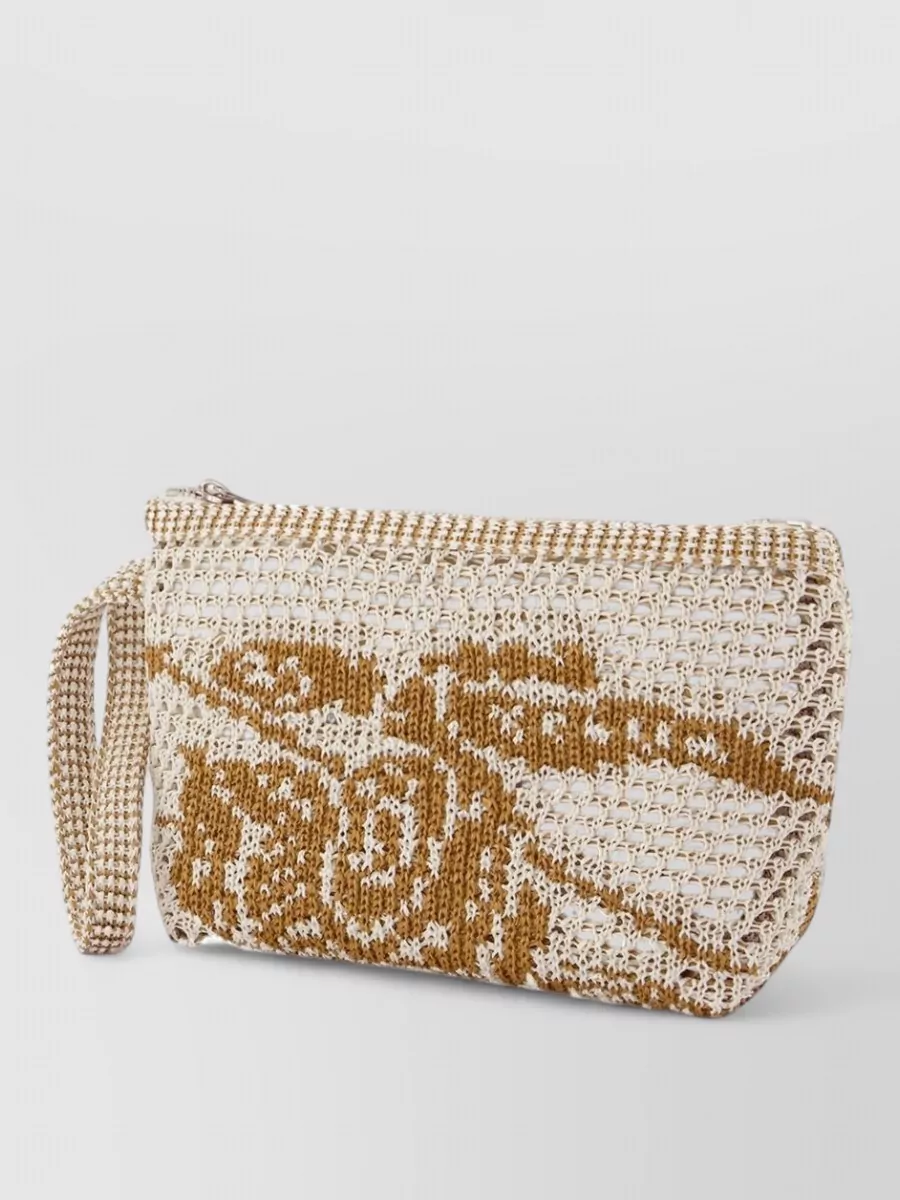 Burberry Cotton Clutch Bag