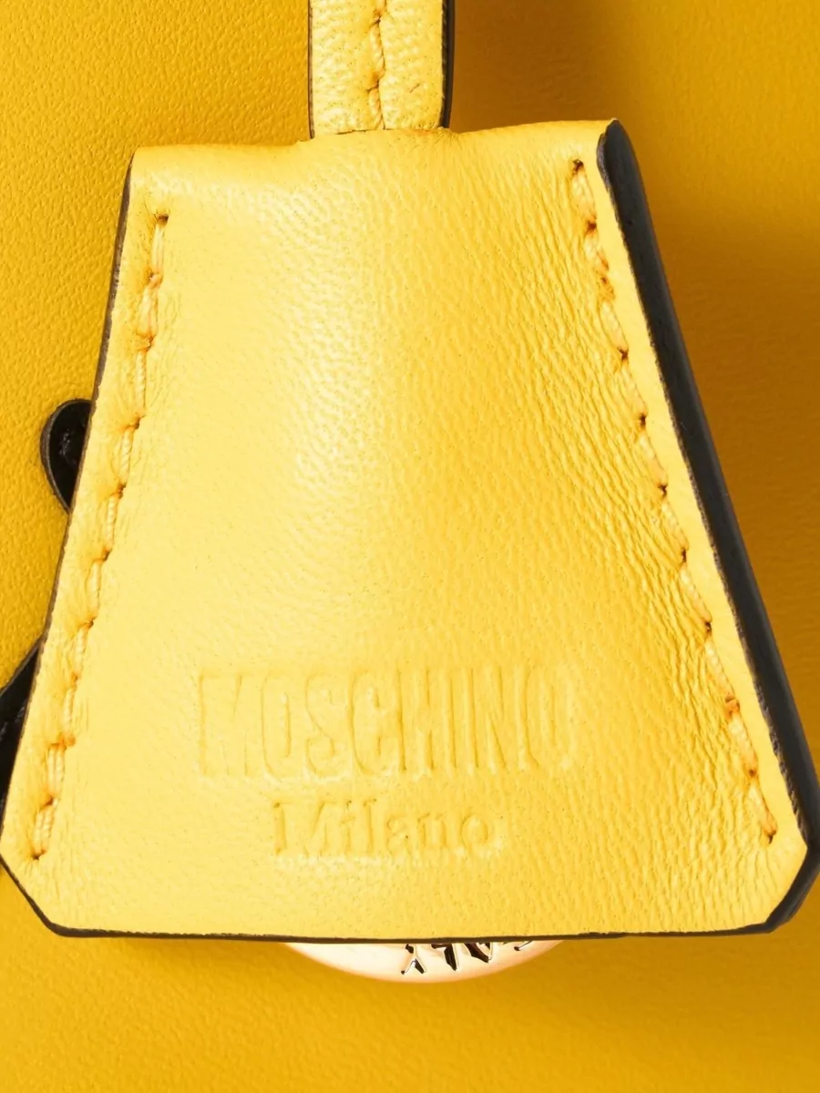 Moschino Calf Leather Mini Shoulder Bag