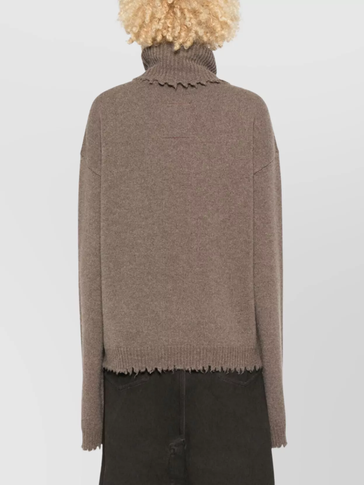 Uma Wang High Neck Knit Top