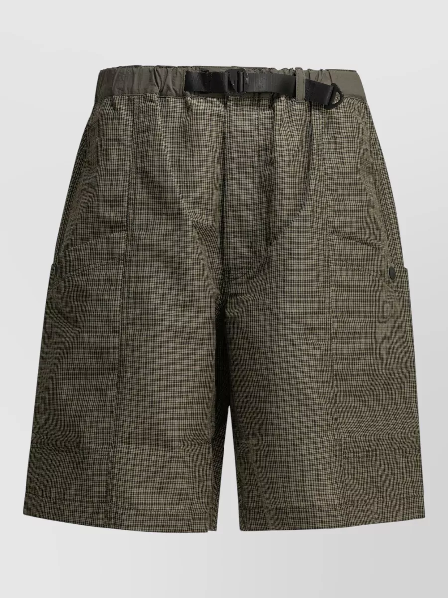 Comme Des Garçons Homme checked cargo shorts