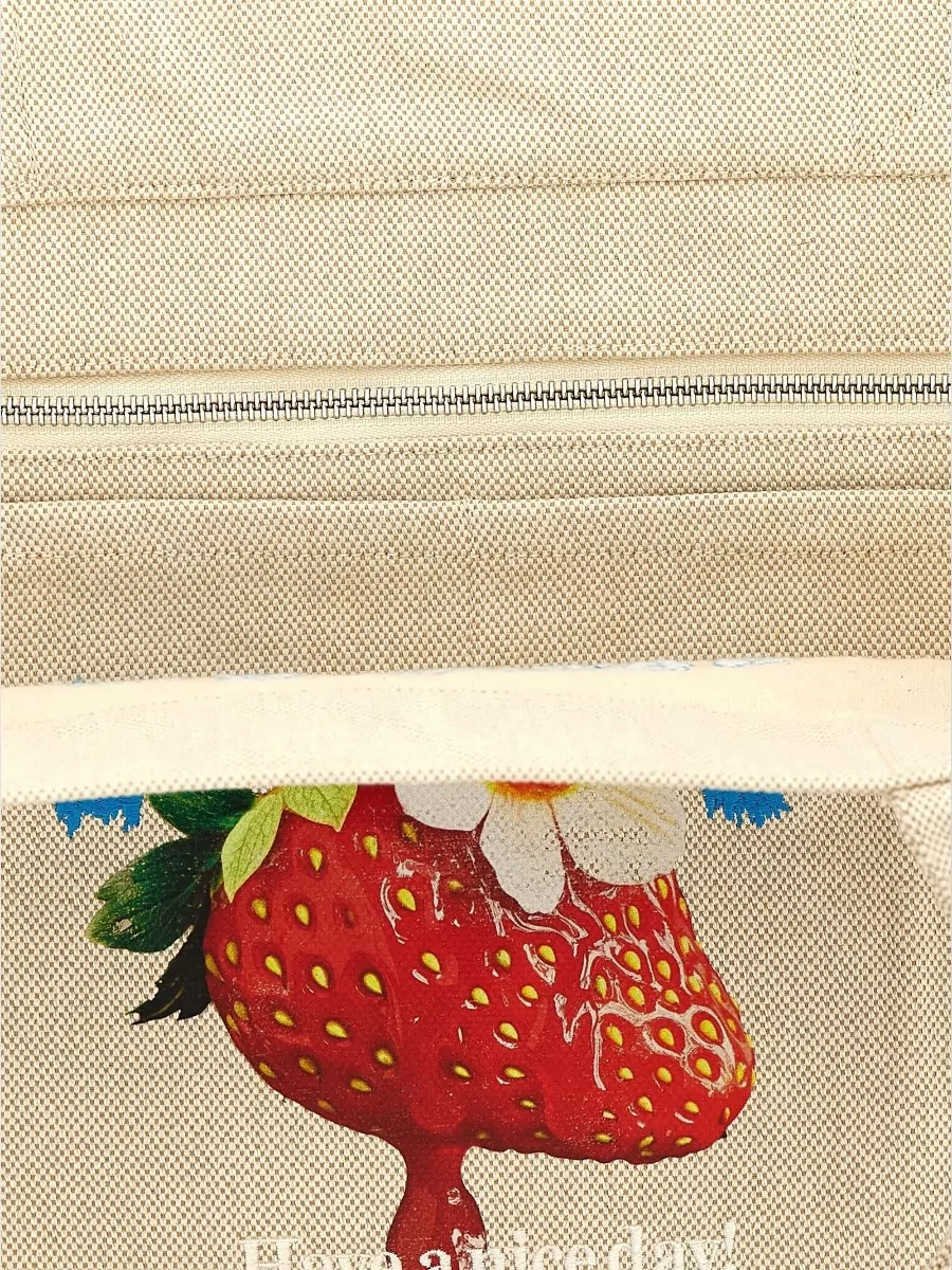 Ganni Medium Recycled Cotton Tote Bag