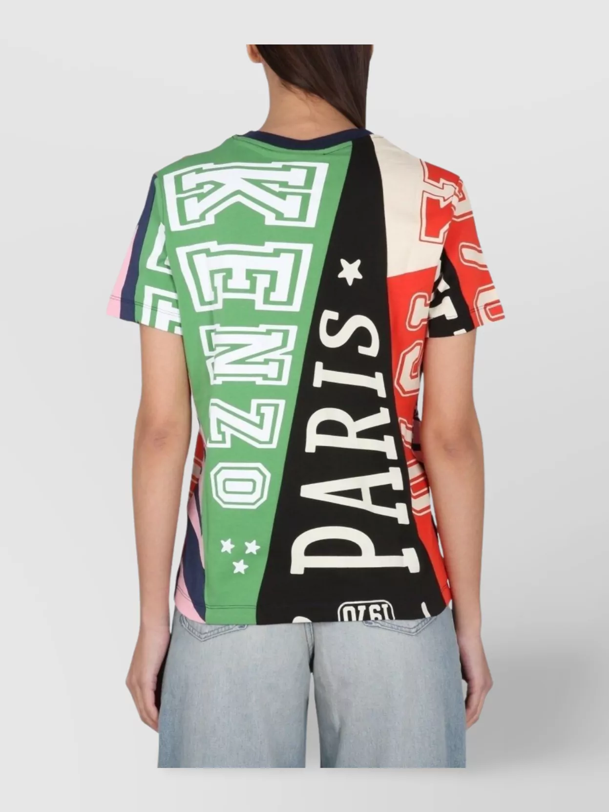 Kenzo Graphic Print Crewneck T-Shirt