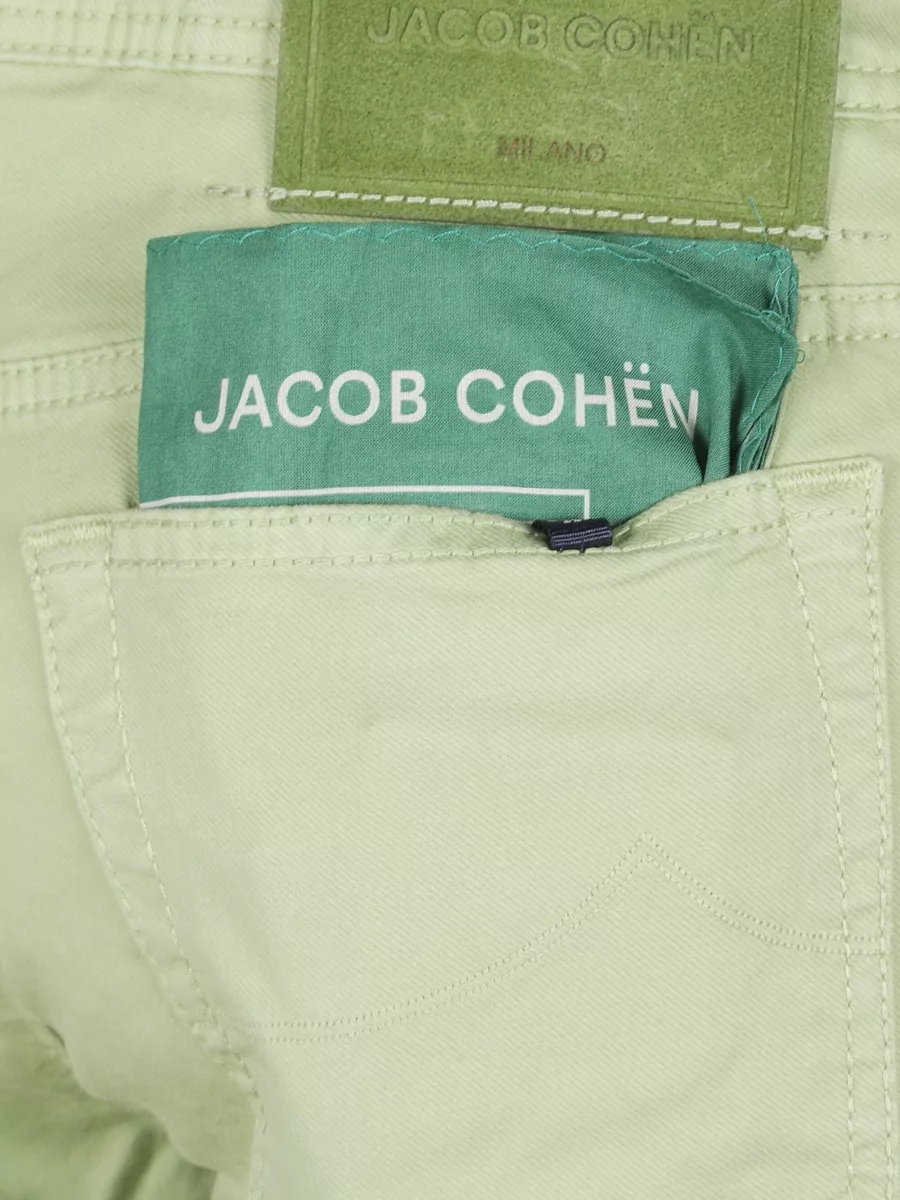 Jacob Cohen Straight Leg Five Pocket Trousers Belt Loops