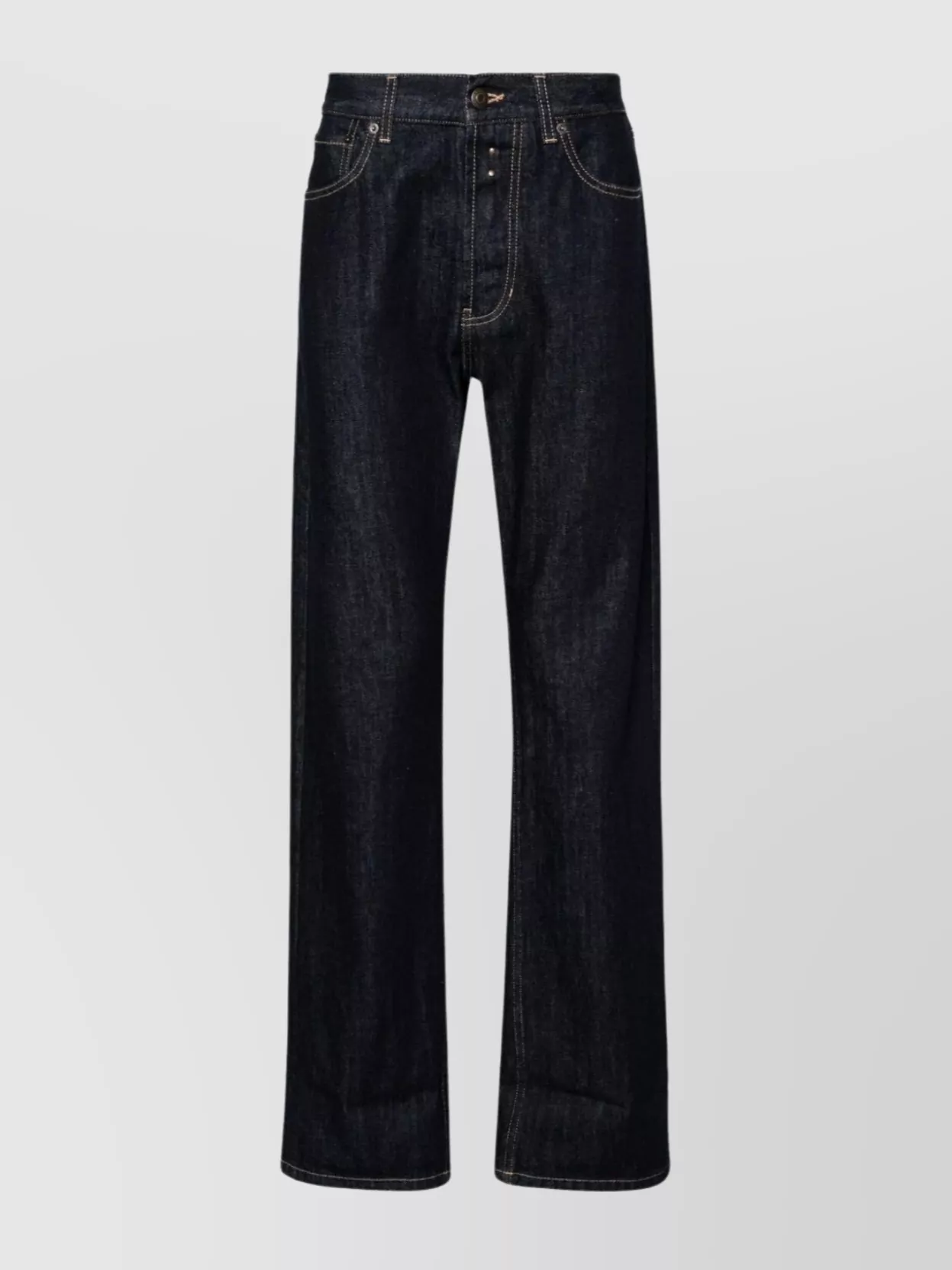 Shop Alexander Mcqueen Cuffed Wide-leg Jeans With Selvedge Detailing In Black