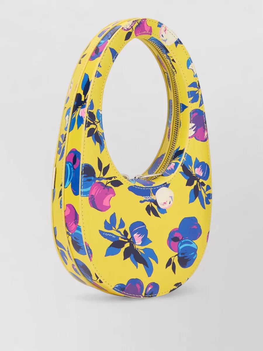 Coperni Swipe Mini Floral-Print Shoulder Bag