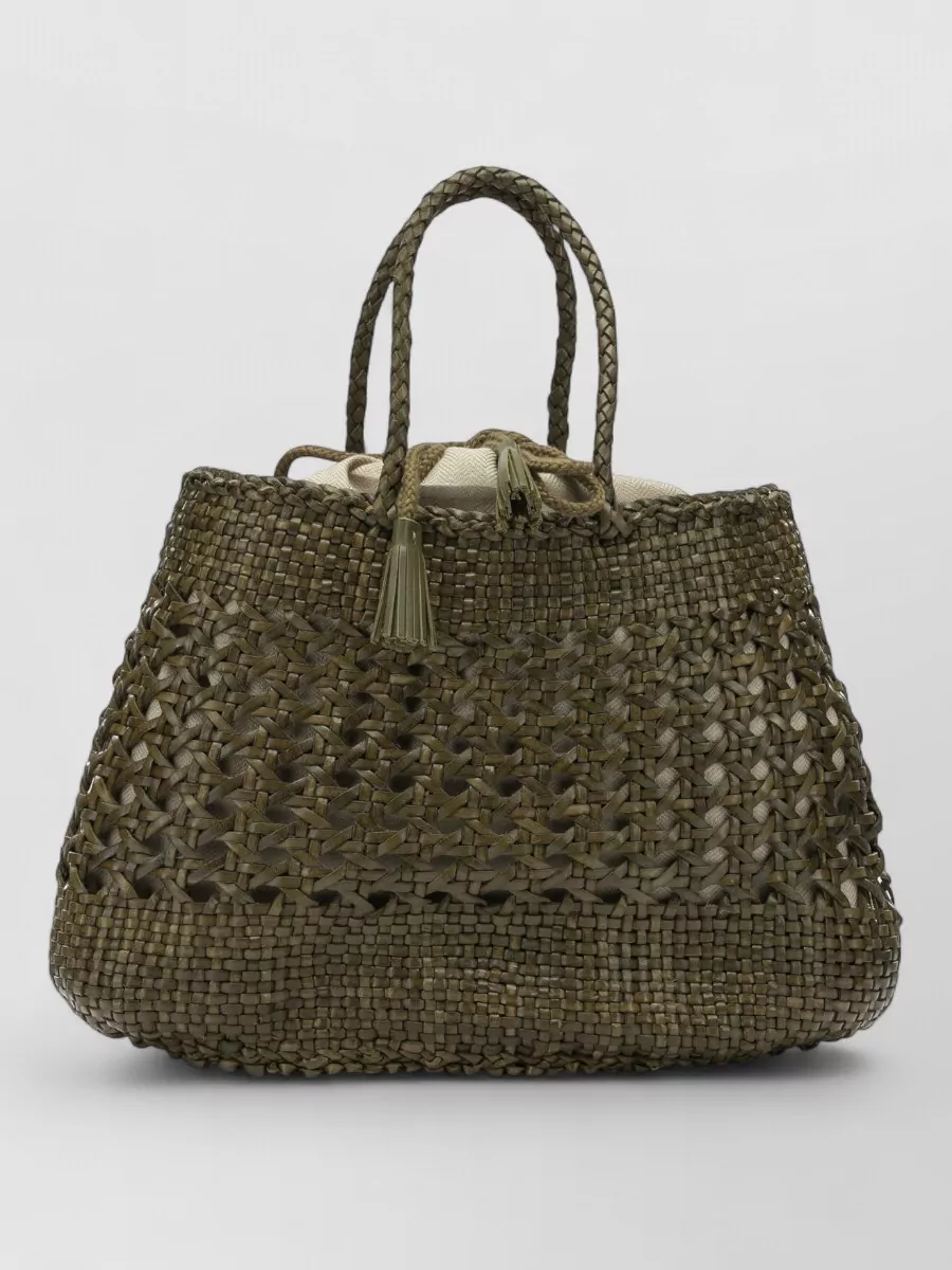 Dragon Diffusion santa croce medium leather tote bag
