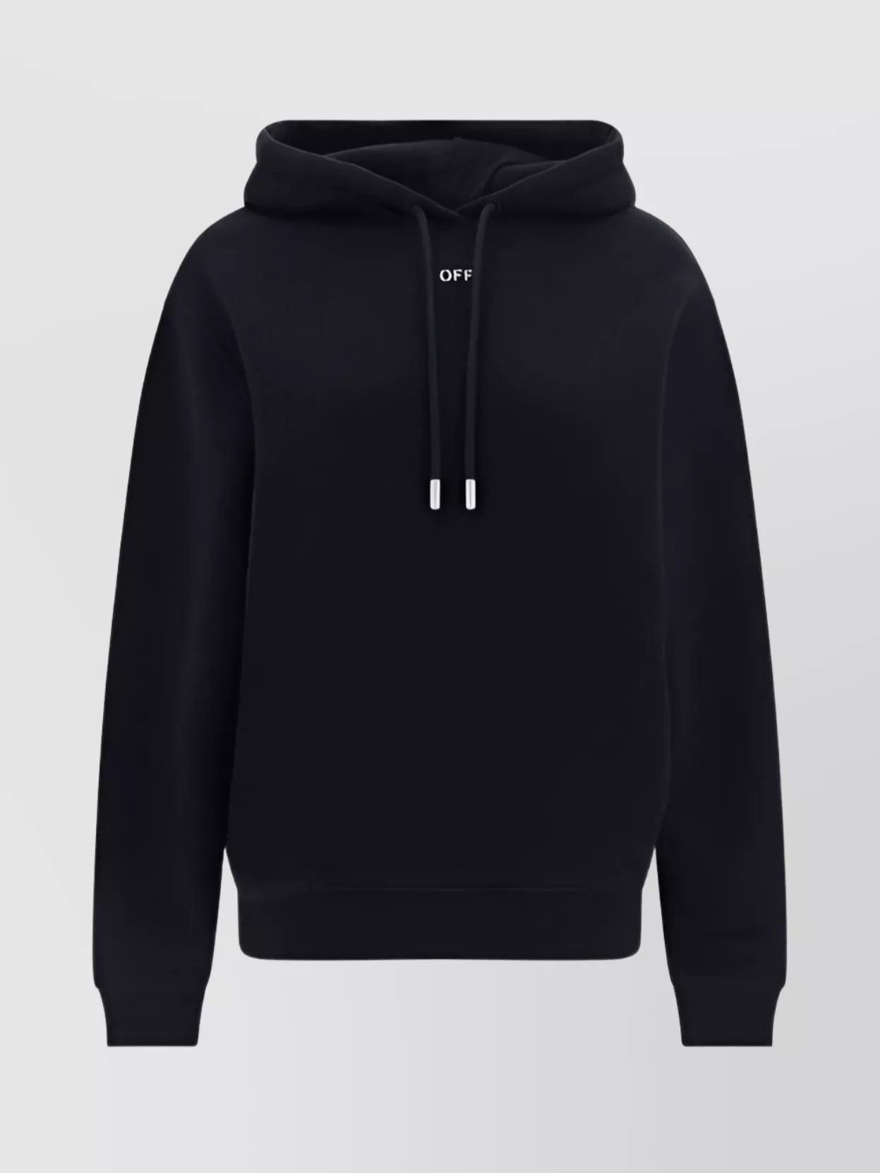 Shop Off-white Cotton Hoodie Graphic Print