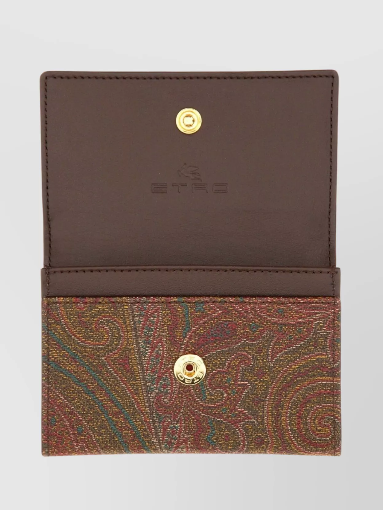 Etro Fold-Over Paisley Pattern Wallet