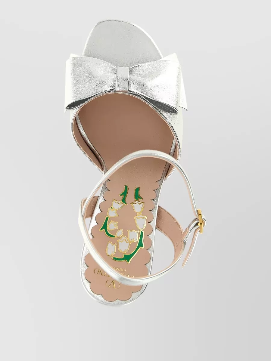 Valentino Garavani Leather Platform Sandals