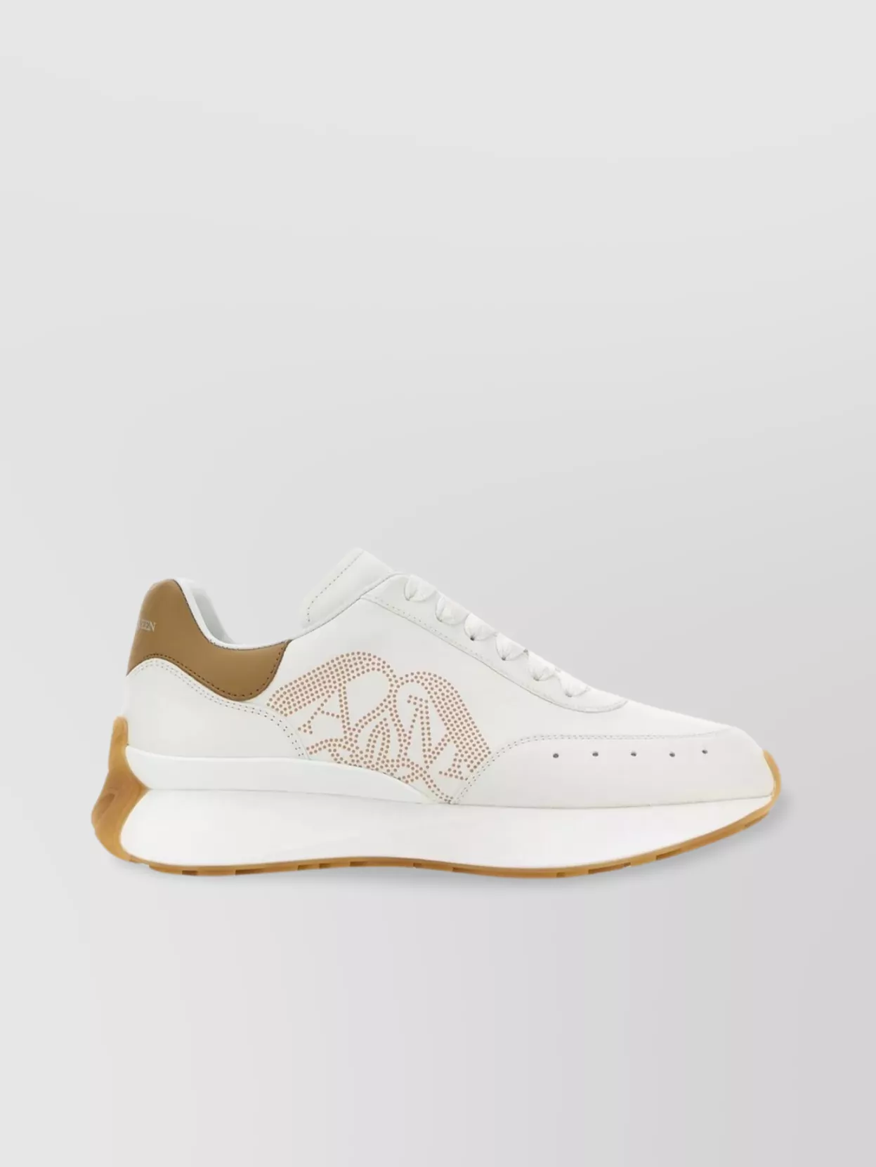 Shop Alexander Mcqueen Oversize Sole Sprint Runner Sneakers In White