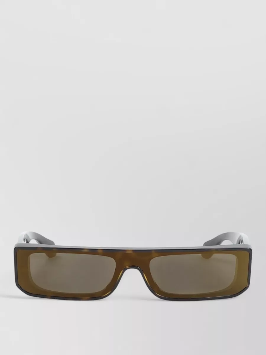 Alaïa rectangular shield sunglasses