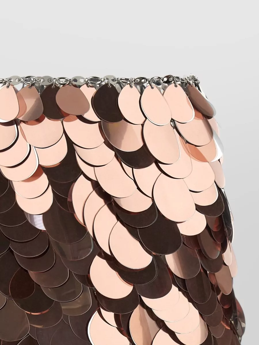 Paco Rabanne Sequin Mini Skirt