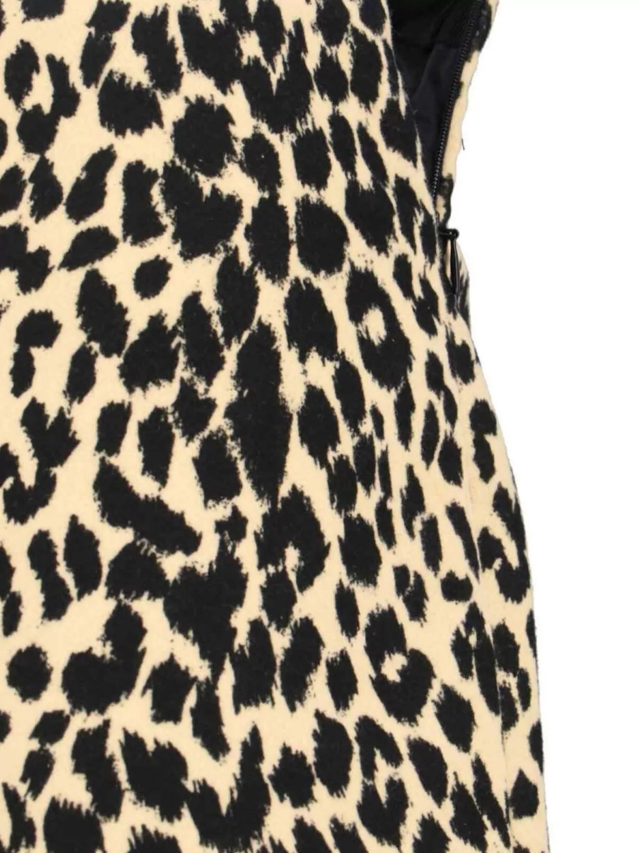 Aspesi Animal Print High-Waisted Knee Length Midi Skirt