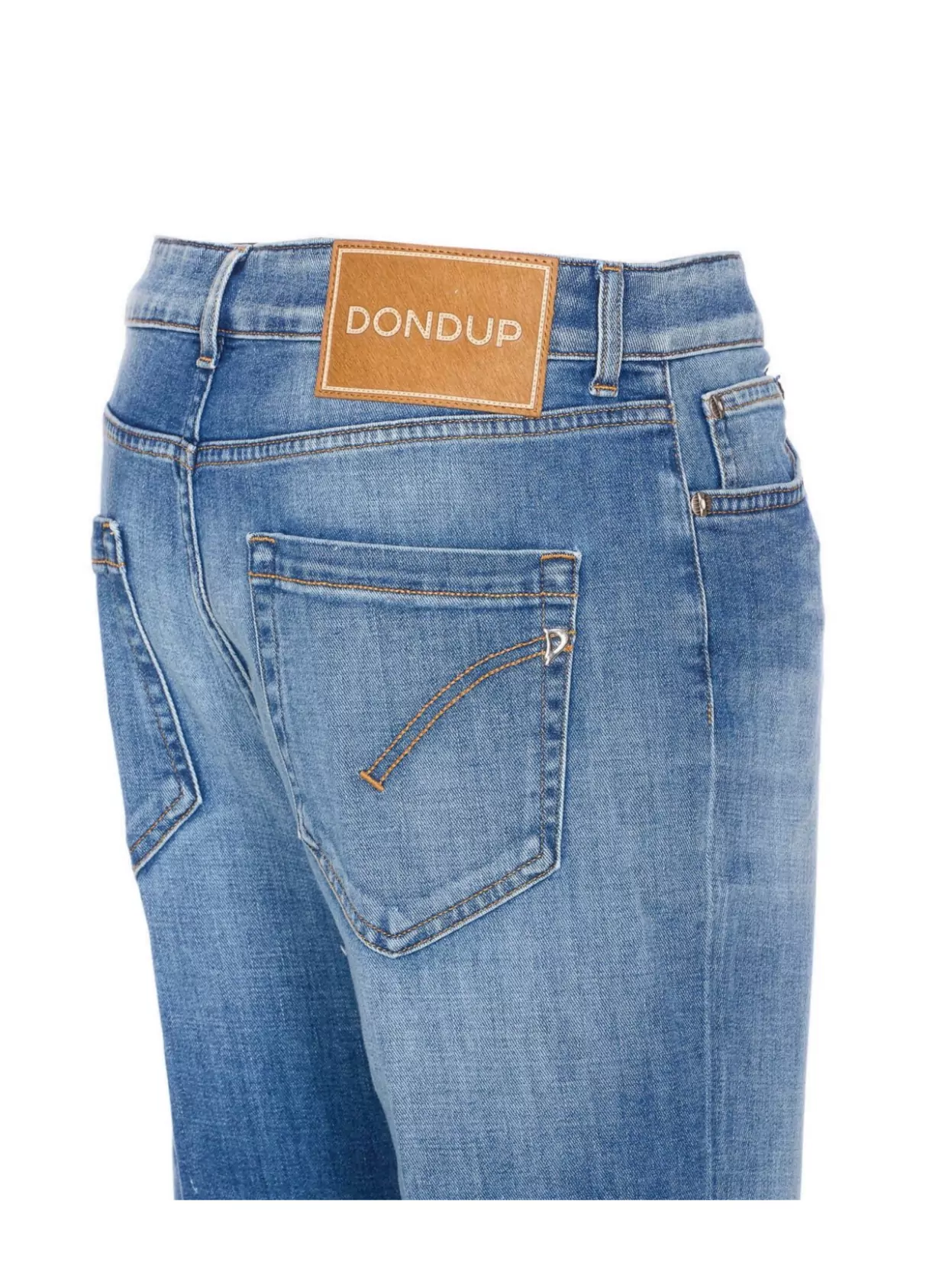 Dondup Trousers Loose Fit Rolled Cuffs