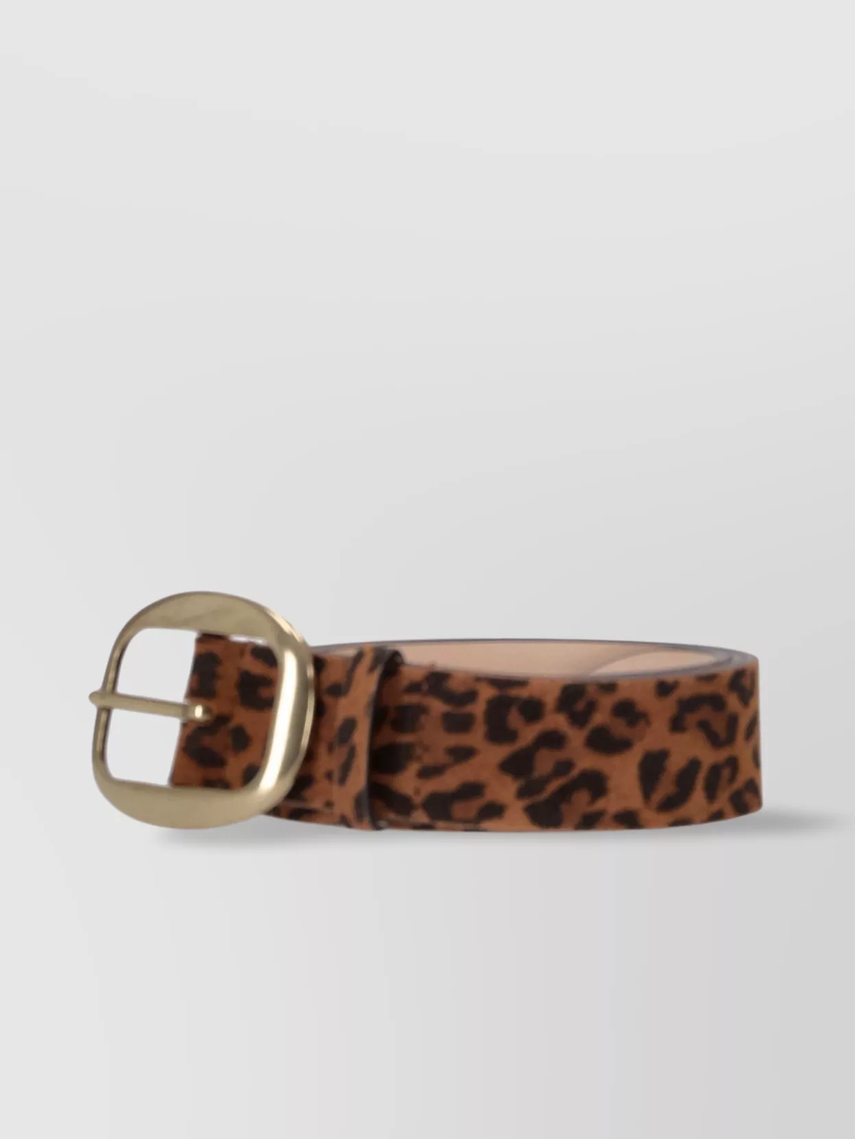Isabel Marant Leopard Print Buckle Belt