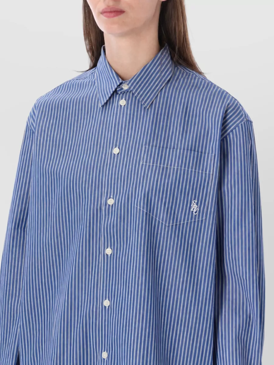 Sporty & Rich Cotton Logo Pyjama Shirt