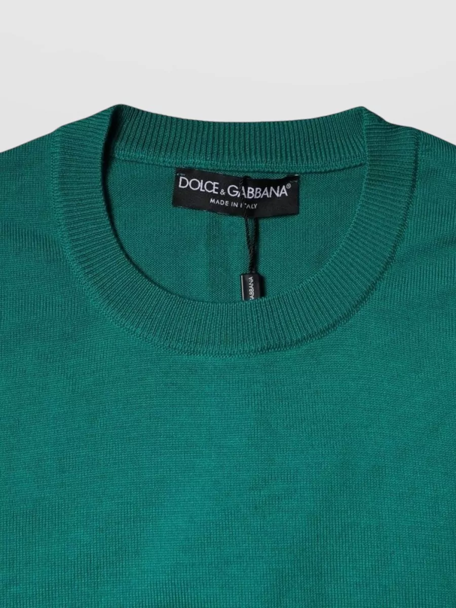 Dolce&Gabbana Wool Slim-Fit Crew-Neck Jumper