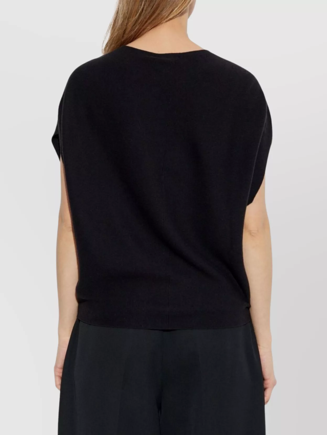 Emporio Armani Cotton Blend Knitted Top