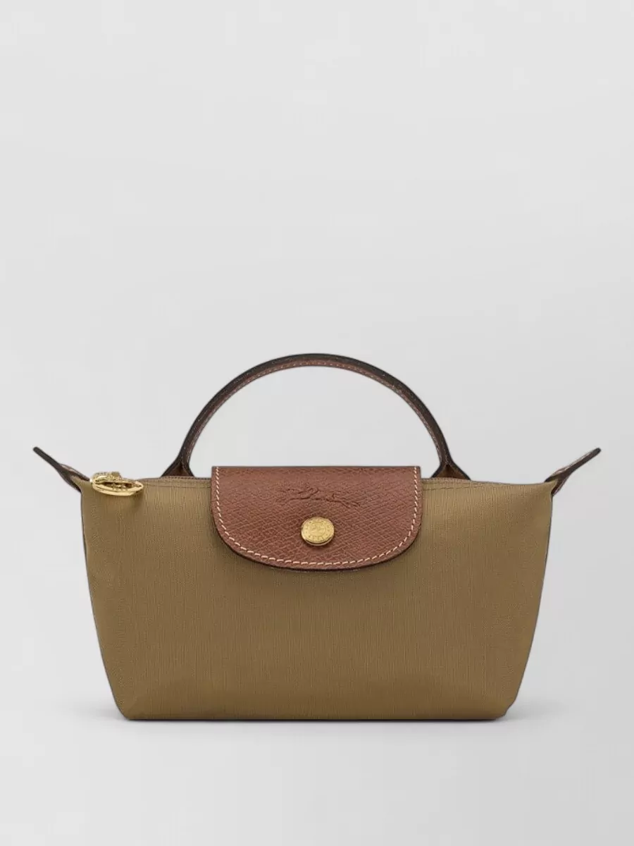 Longchamp mini clutch bag with handle