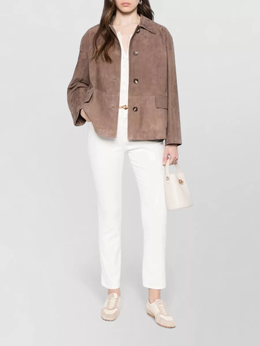 Weekend Max Mara Cropped Straight-Leg Trousers