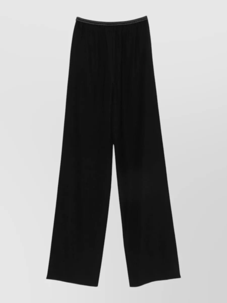 Emporio Armani wide-leg pyjama trousers