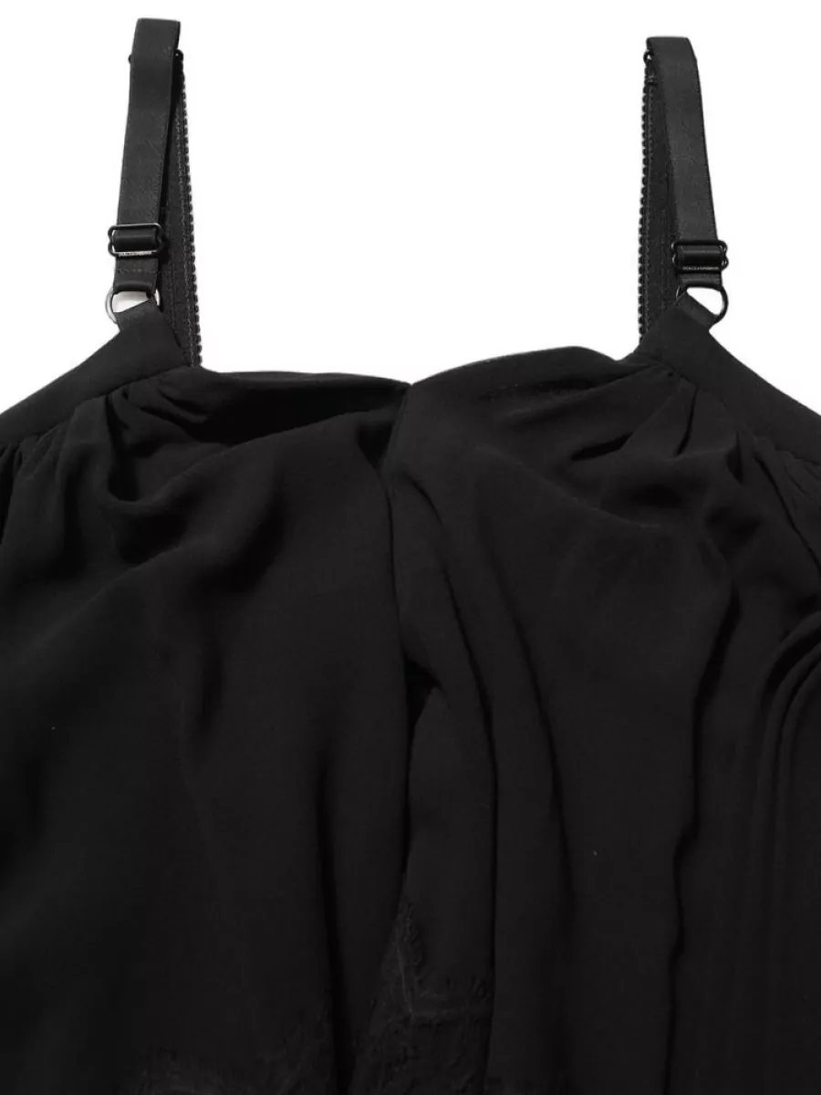 Dolce&Gabbana Silk Sleeveless Floral Lace Blouse