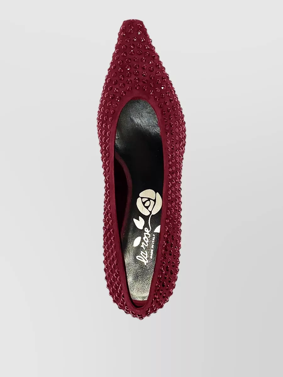 La Rose Crystal-Embellished Pumps