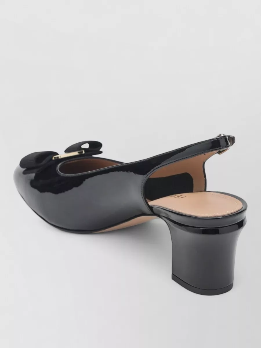Ferragamo Leather Slingback Pumps