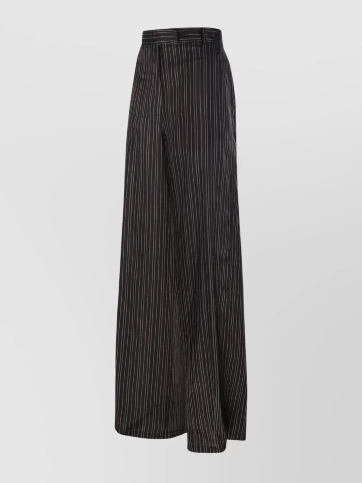 Dries Van Noten High-Waisted Striped Wide-Leg Trousers