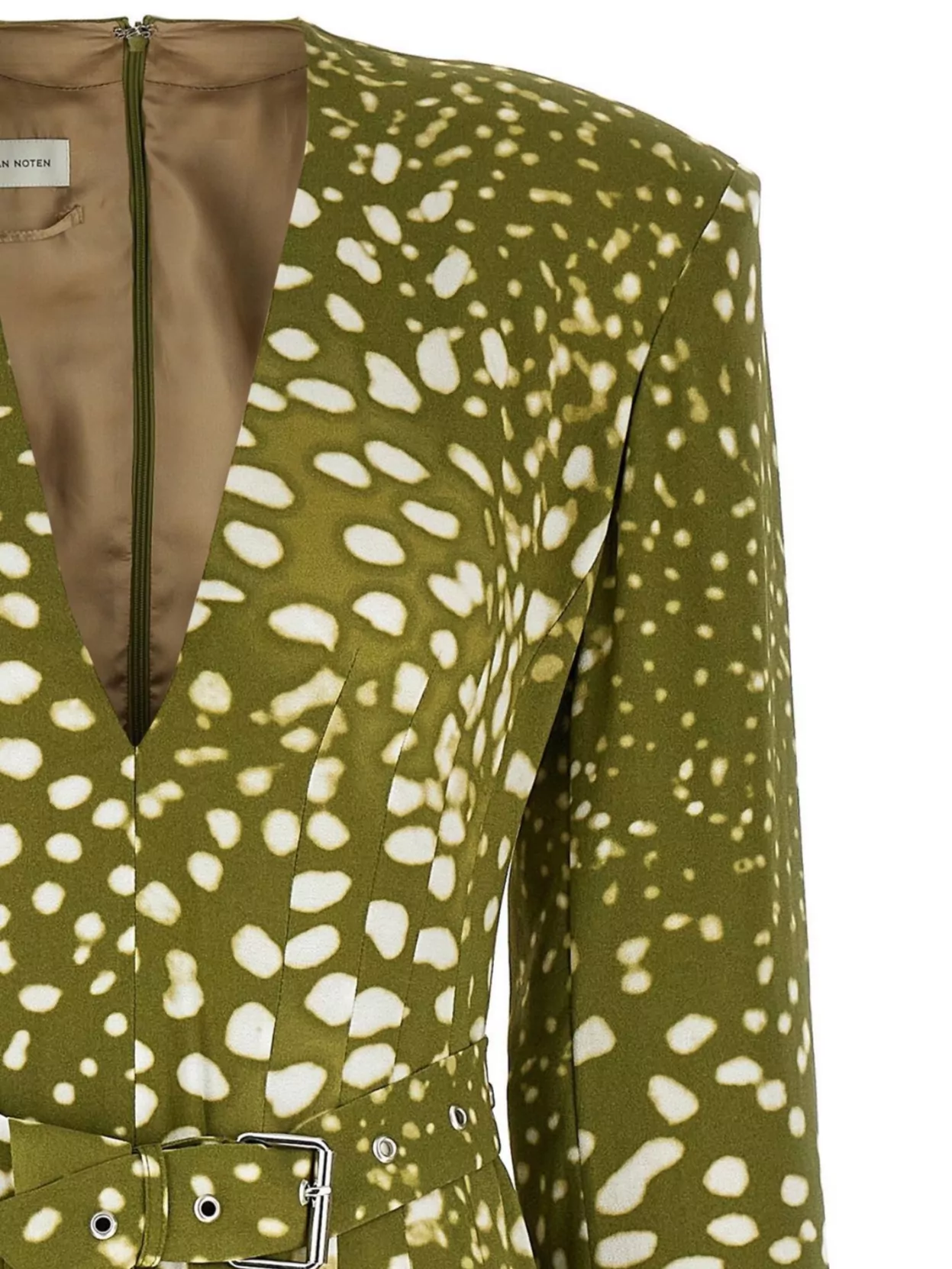 Dries Van Noten Dress With Belted Waist And Button Cuffs