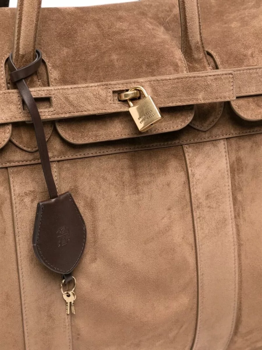 Brunello Cucinelli Leather Tote Bag