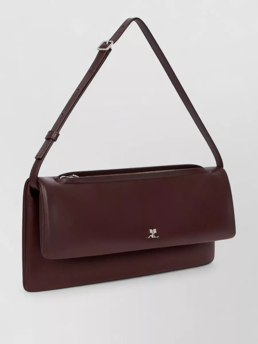 Courrèges Shoulder Bag Cuff Design Adjustable Strap