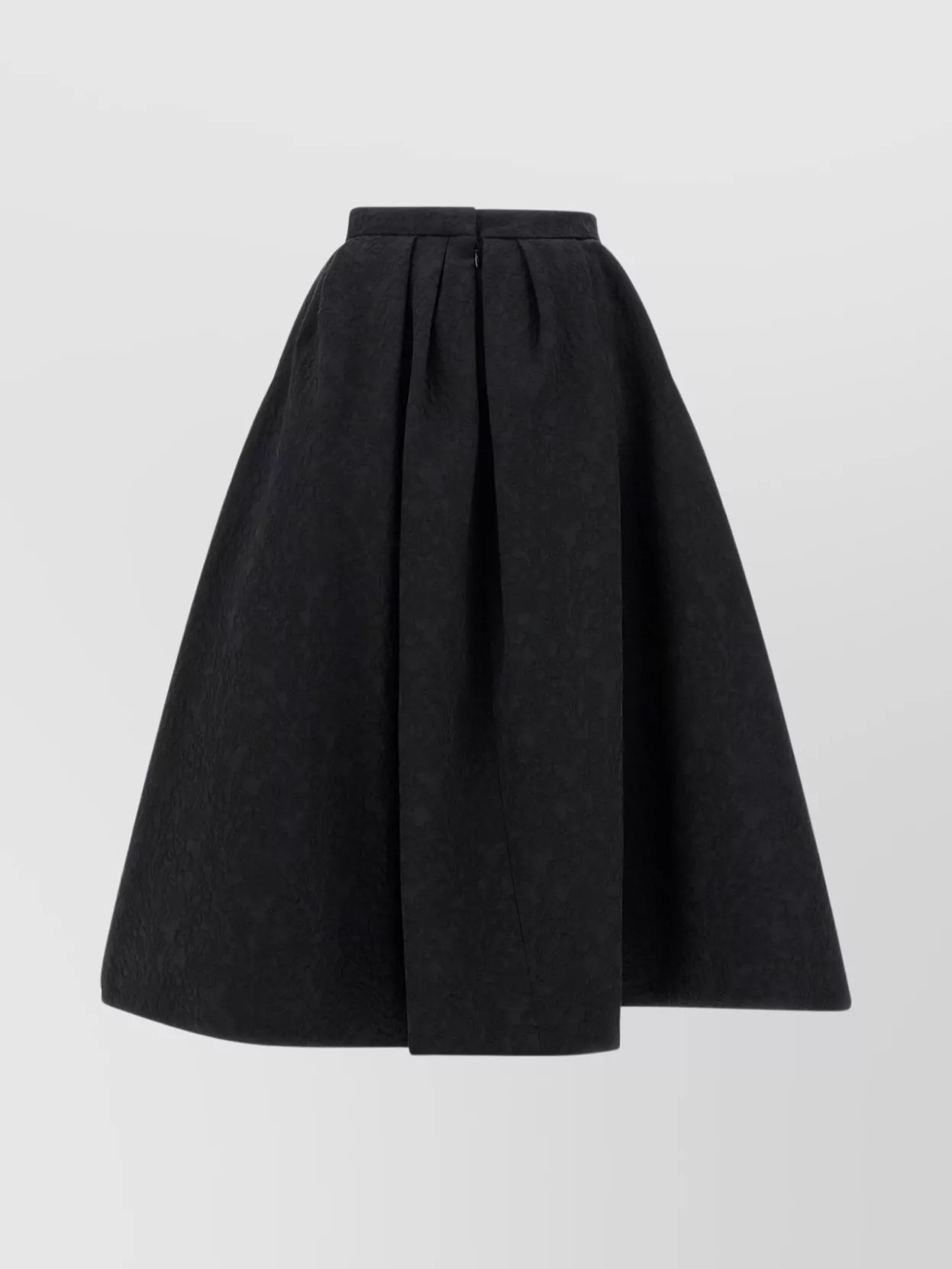 Carolina Herrera High-waisted A-line Textured Pleated Skirt