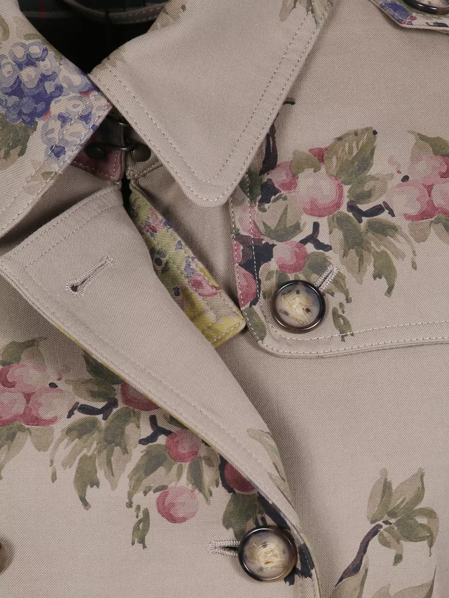 Etro Printed Trench Coat
