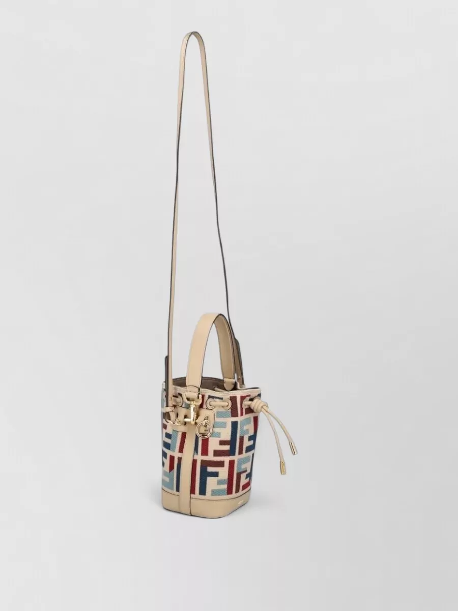 Fendi Mini Mon Tresor Canvas Bucket Bag