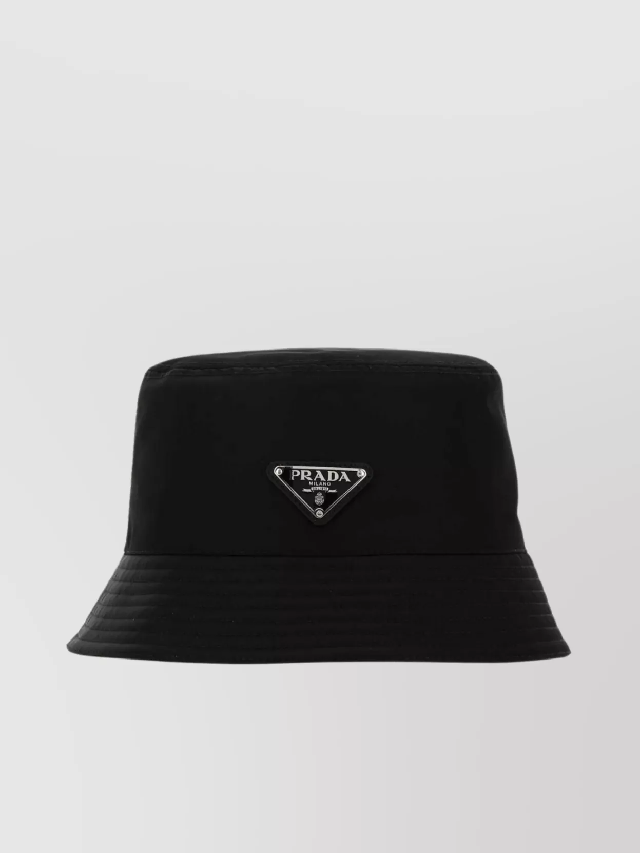 Shop Prada Wide Brim Nylon Hat
