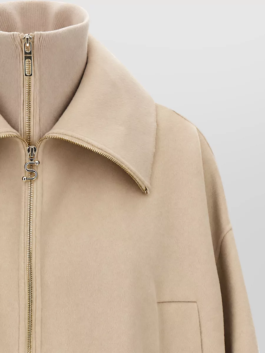 Sportmax Wool Oversized Bomber Jacket