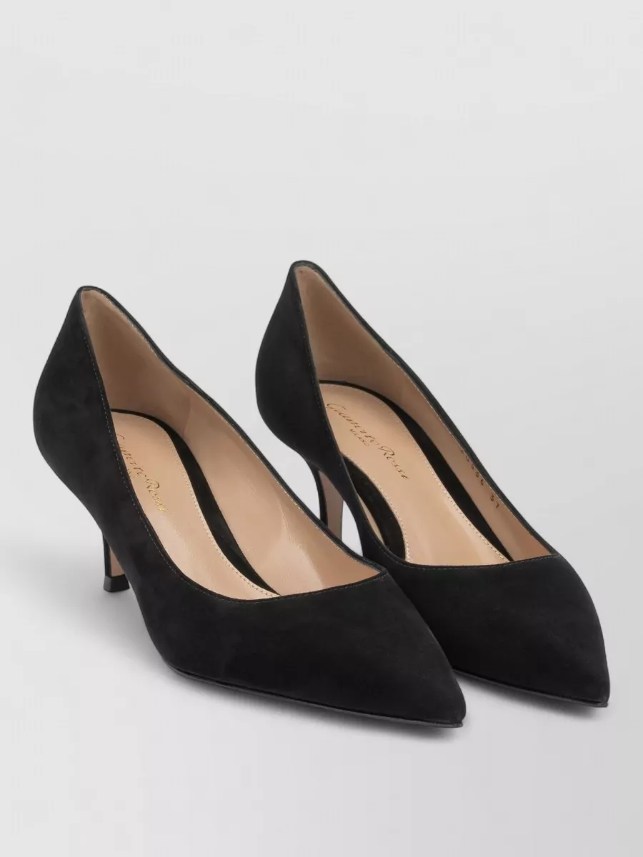 Gianvito Rossi suede leather pumps