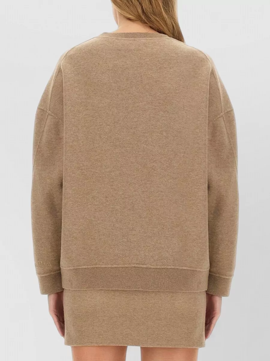 Max Mara Cashmere Blend Regular Fit Jersey Top