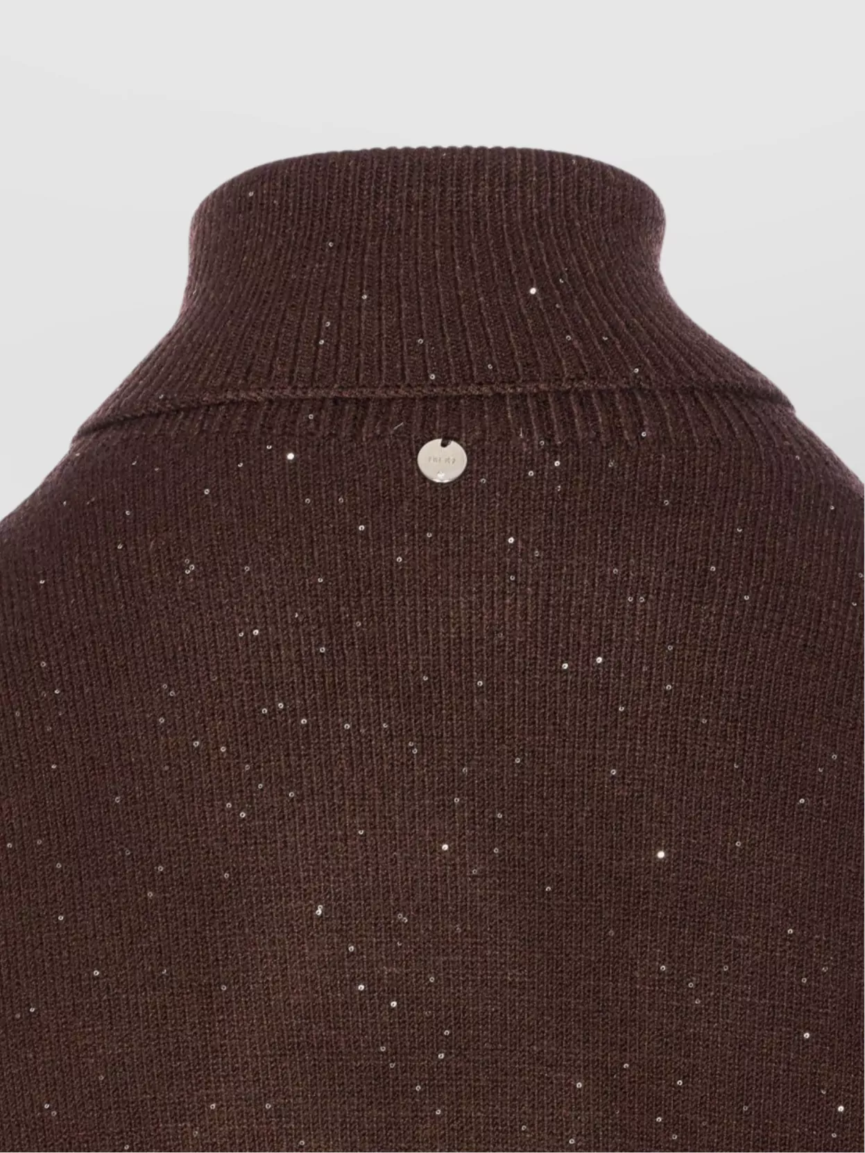 Liu Jo High Neck Sequin Detail Knitwear