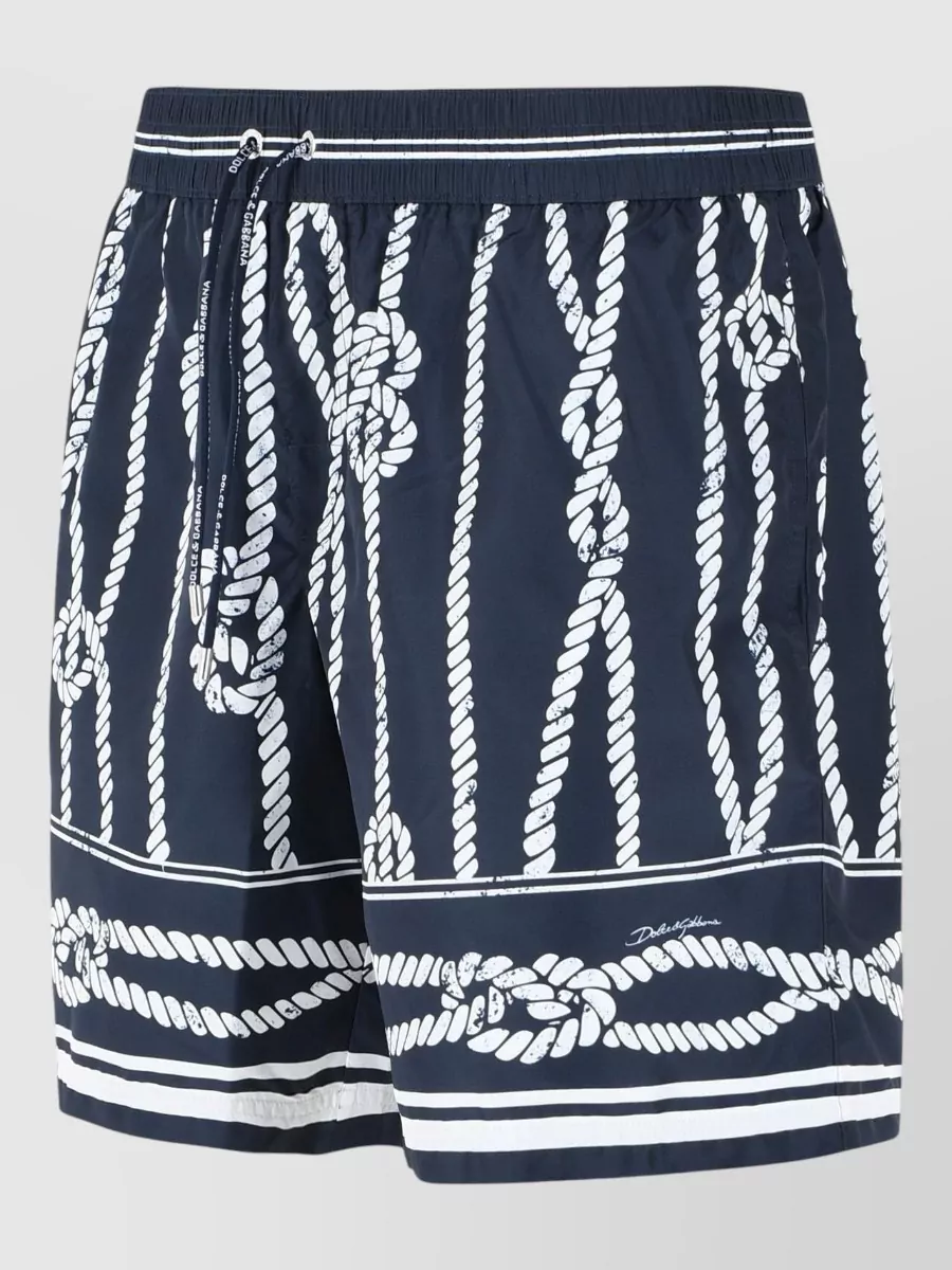 Dolce&Gabbana Polyester Swim Shorts