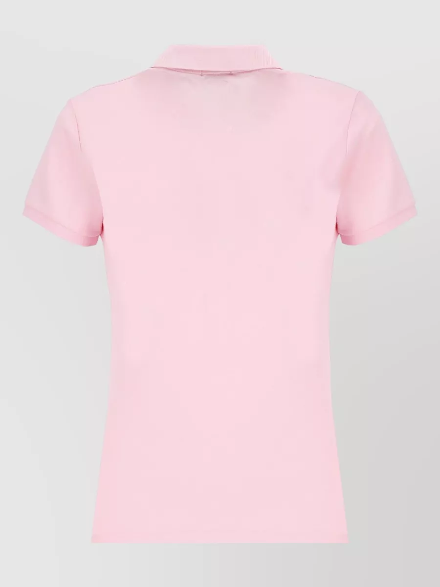 Ralph Lauren Cotton Polo Shirt Short Sleeves Ribbed Collar