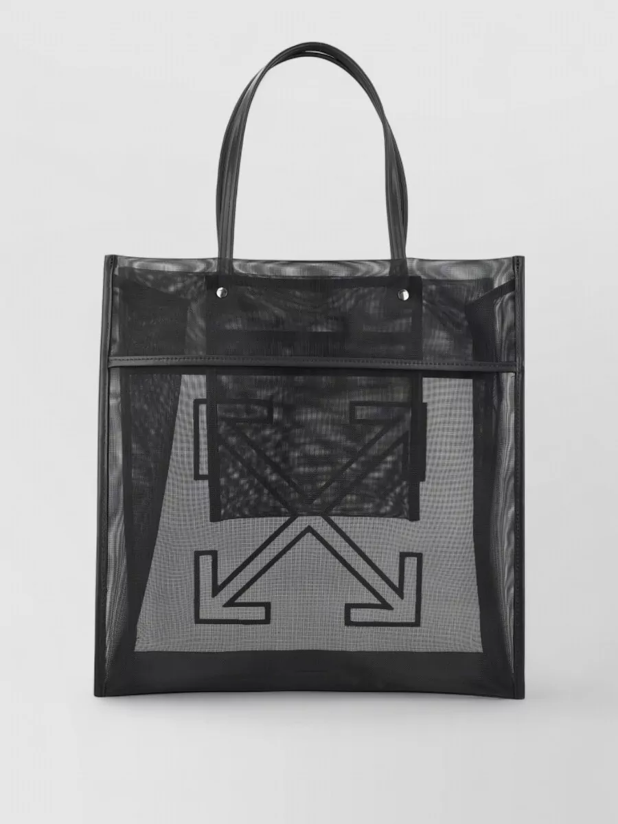 Off-White arrow polyester tote bag