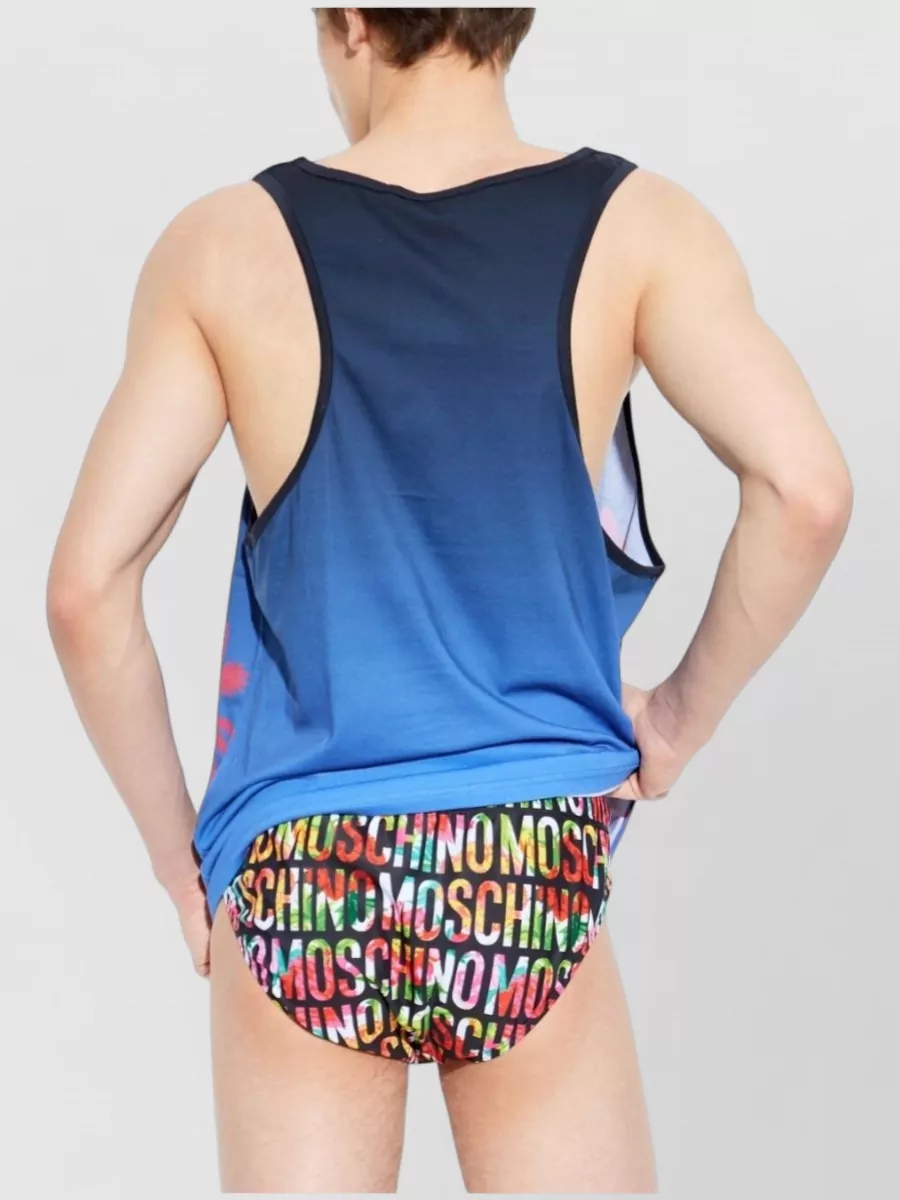 Moschino Short-Sleeve Swim Shorts