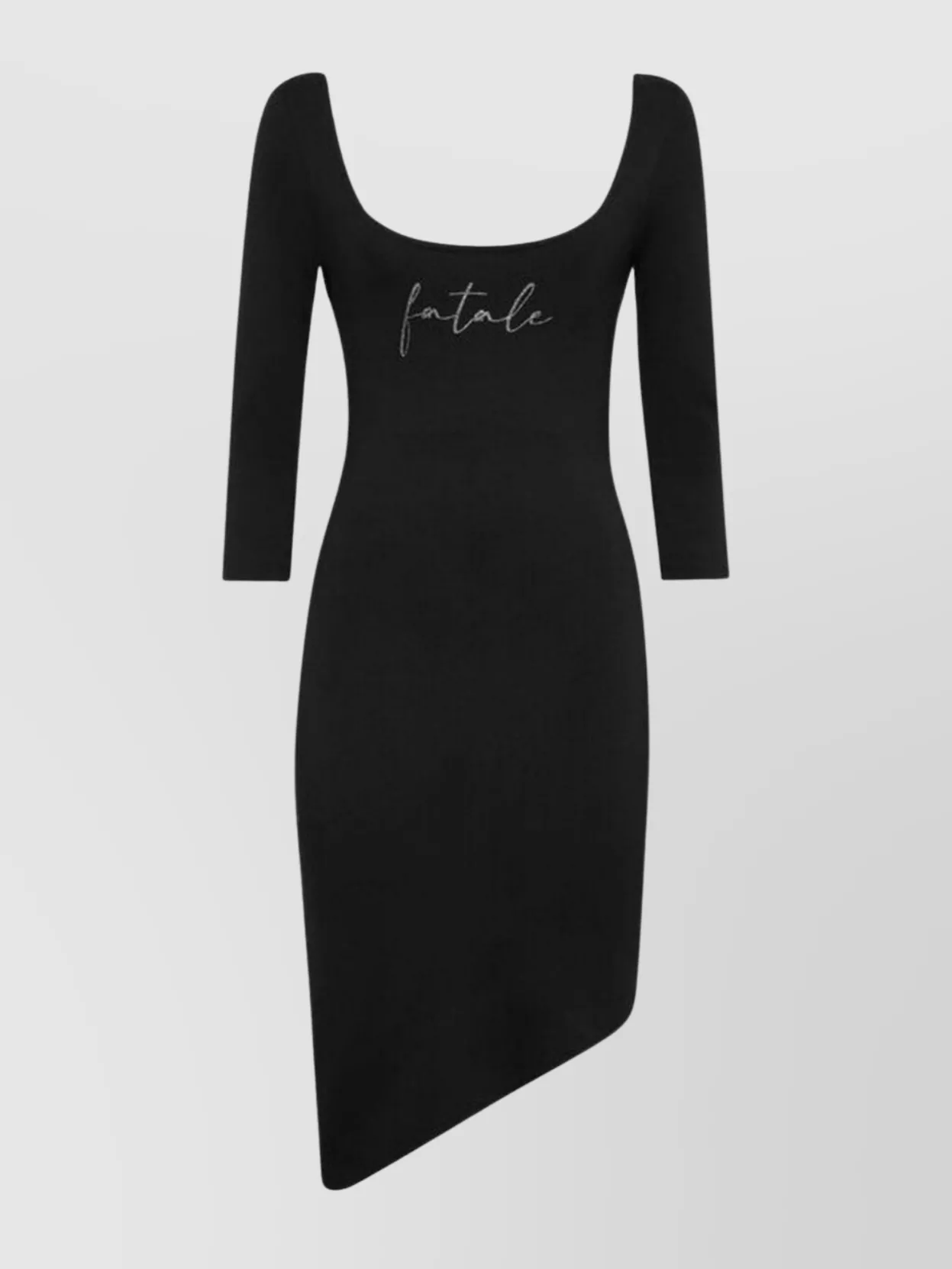 Philipp Plein stylish dress with embroidered detail and sleeves