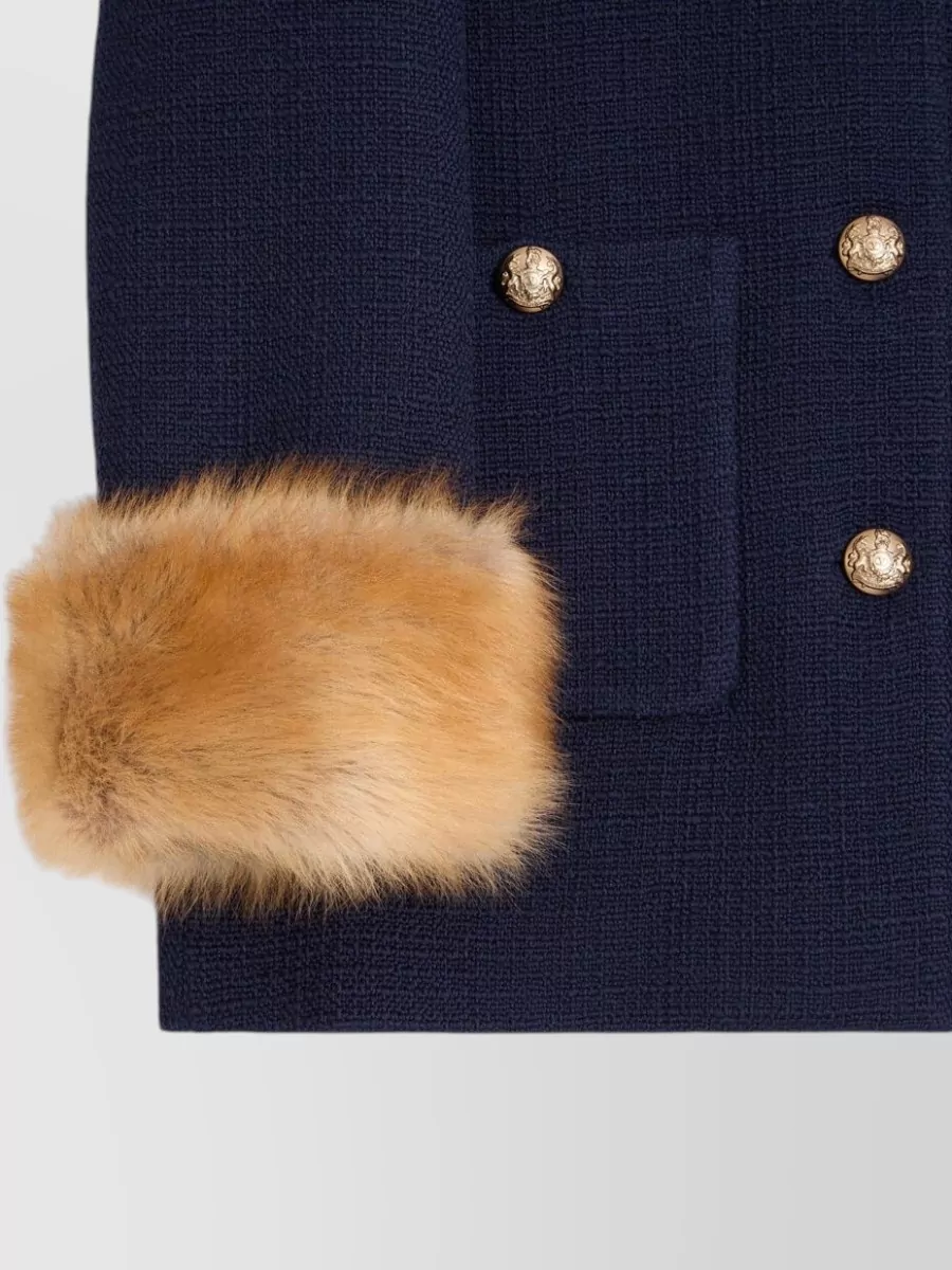 Valentino Garavani Wool Single Breasted Coat