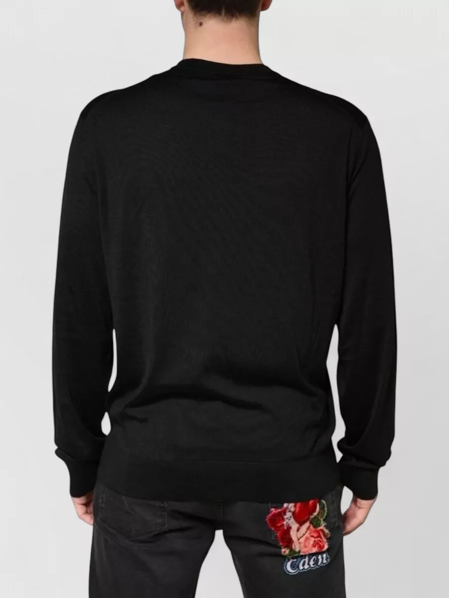Dolce&Gabbana Silk Crew Neck T-Shirt